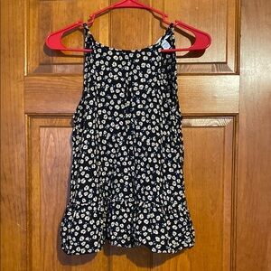 Arizona Jean Company Black Floral Tank Top